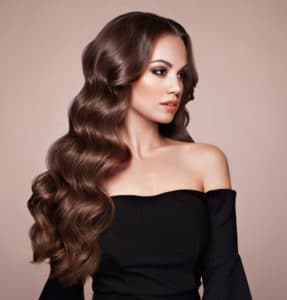 Brunette Professional Long Hair Extensions