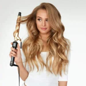 Curling Blonde Hair Extensions
