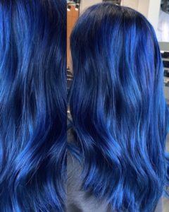 electrib blue hair by Cody