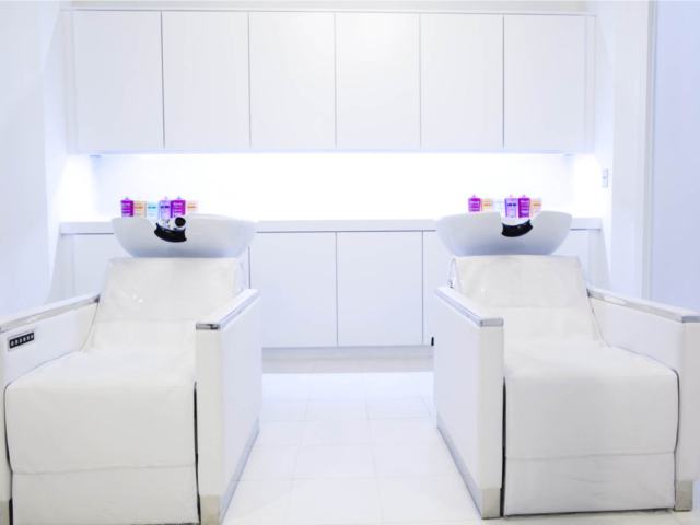 image of private evolve room at jyl craven hair design for the studio tour