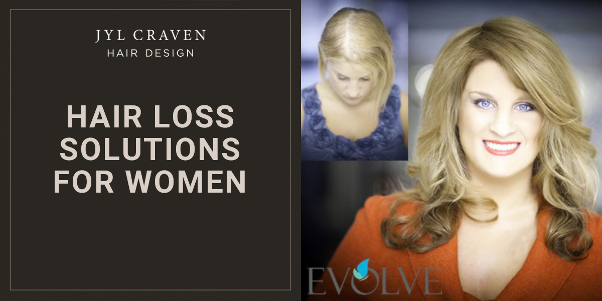 Woman Before and After Evolve Hair Loss Solution